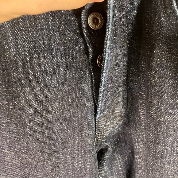 Lucky Brand 121 Heritage Slim Jeans Mens 28x32 Dark Wash Denim Mid Rise - Picture 9 of 16